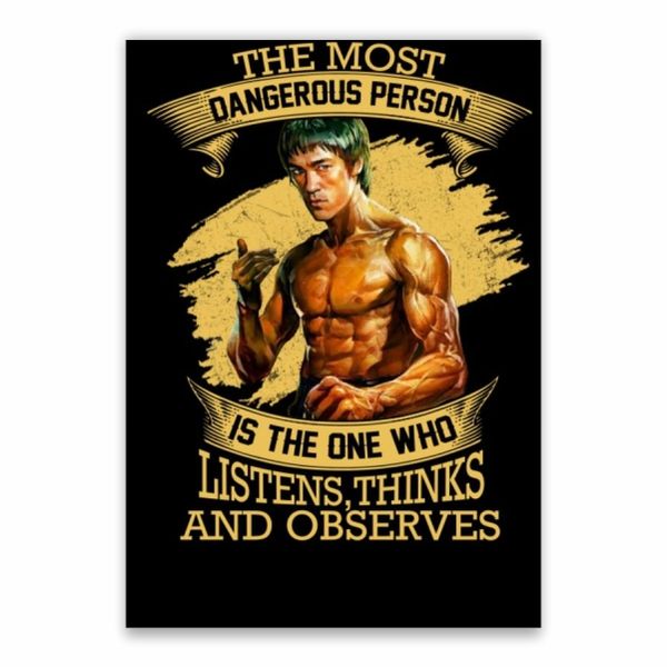 Bruce Lee Motivational Poster - A1