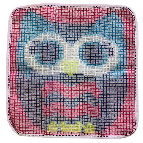 Owl – Latch Hook Rug Embroidery Wool Art DIY Craft Kit Tapestry