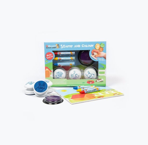 Micador Early stART Stamp And Colour Mini Pets