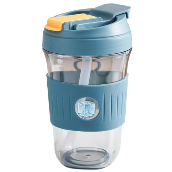 Home Sport Multi-Use Ice Cooled Protein Shake Coffee Water Bottle (600ml)