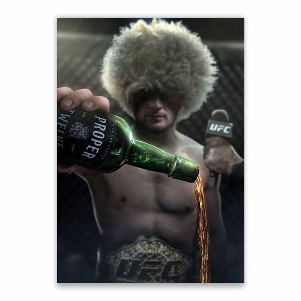 Khabib No Alcohol Poster - A1