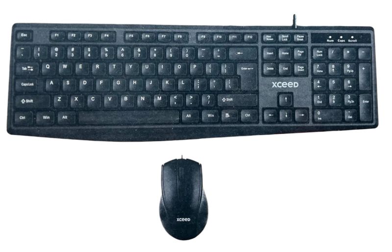 XCEED Byte Wired Computer Laptop Keyboard &amp; Mouse Combo Combo antinoise