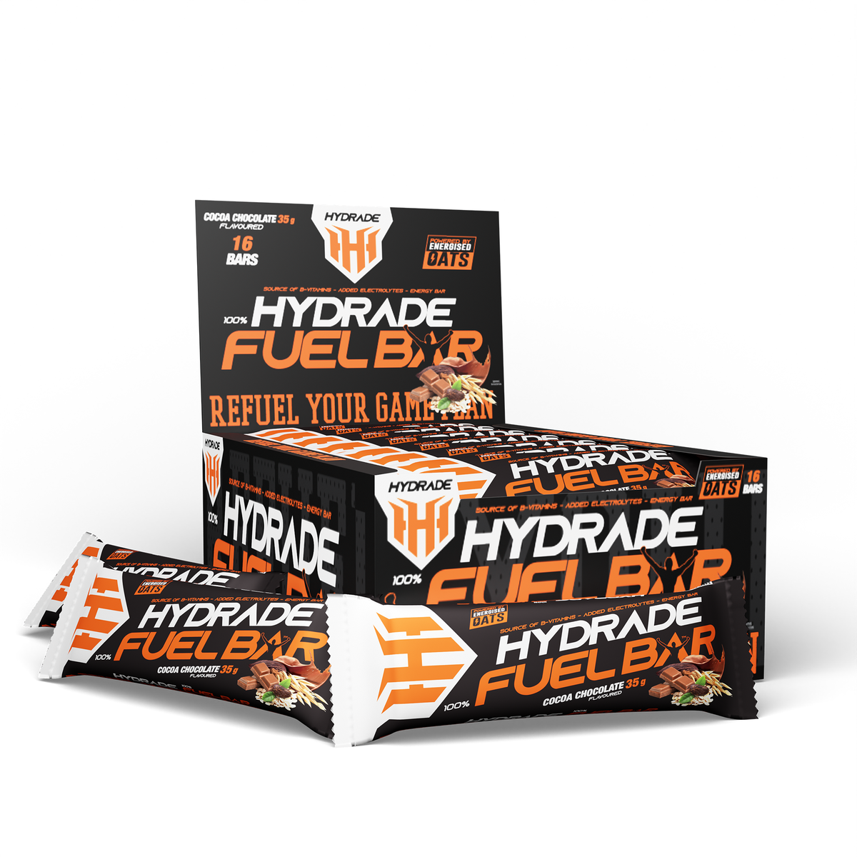 Hydrade Fuel Bar - Cocoa Chocolate (Box 16)