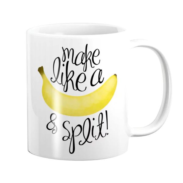 Pappa Joe Mug - Make Like A Banana &amp; Split