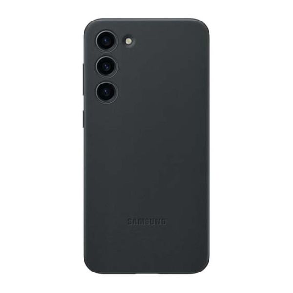 Samsung Original Leather Case For Samsung Galaxy S23 - Black