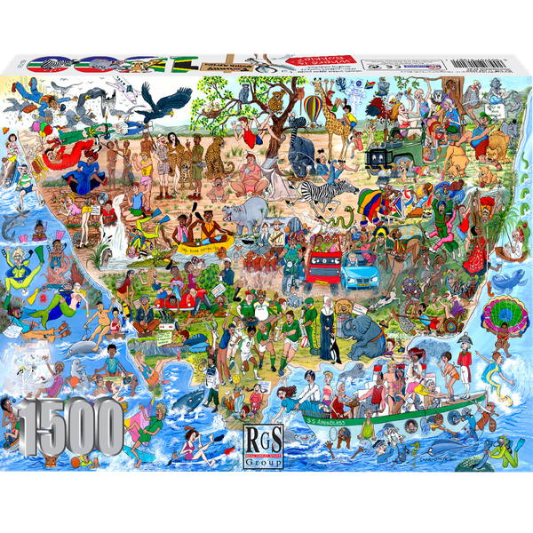 RGS Group Funny SA Where is Bokkie 1500 Piece Jigsaw Puzzle
