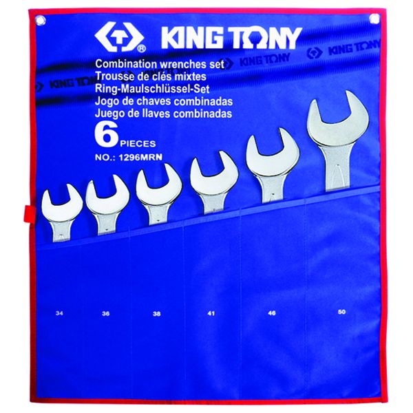 6 PieceCombination Wrench Set Metric 34-50mm