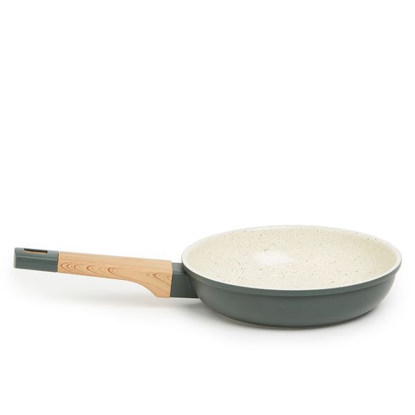 George &amp; Mason Non Stick Frying Pan - Olive &amp; Cream 20cm (1.3L)