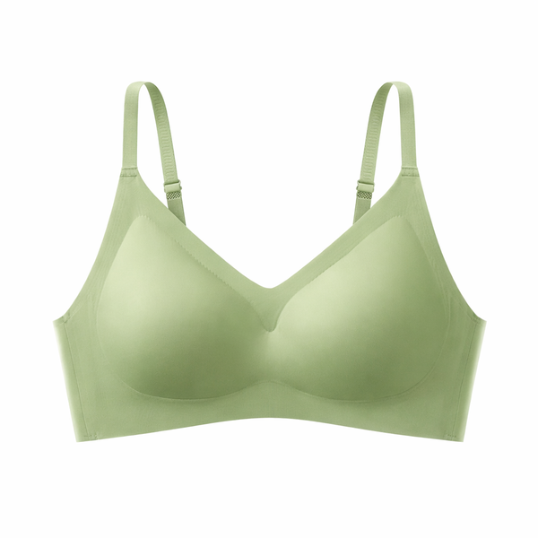 Seamless Push Up Bra - Green