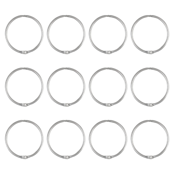 Shower Curtain Rings, Hooks Shower Curtain Rings Rust Proof, Anti-Drop Roun