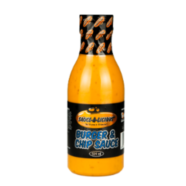 12 x 500ml Saucealicious Burger And Chips Sauce Condiments And