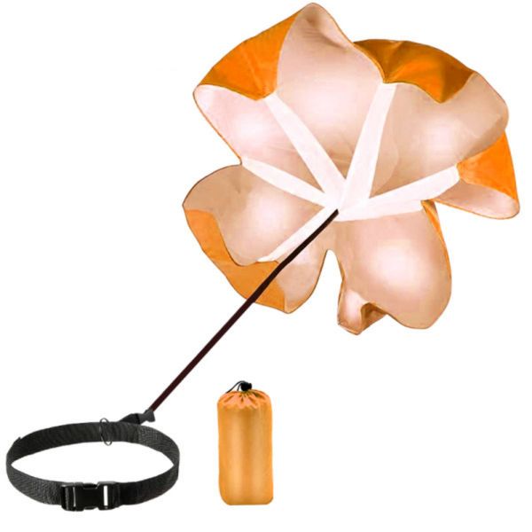 Running Speed Training 56" Parachute with Adjustable Strap and Carry Bag