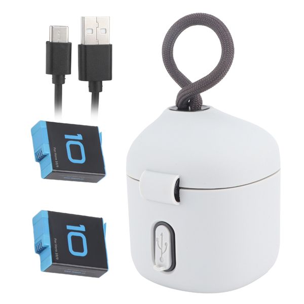 TELESIN Multi Charger Compatible With Hero 9/10 Cam