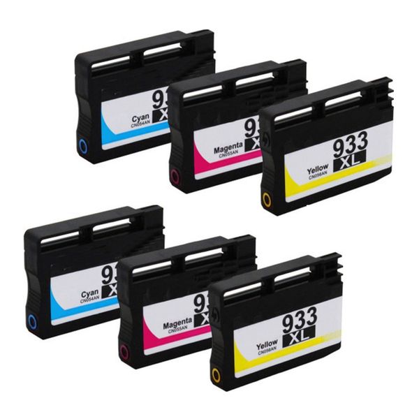 Compatible HP 933XL Colour Ink Cartridge Multipack x 2