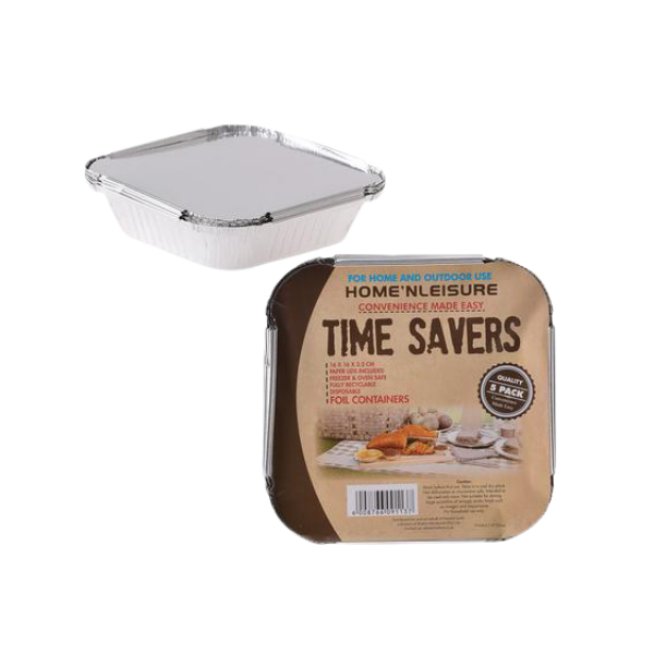 Assorted Aluminium Baking Pans- 5 Pans x 2