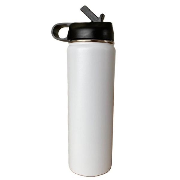 Stainless Steel Insulated Water Bottle - Straw &amp; Chug Lid - 700ml