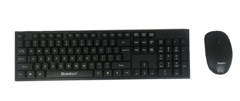 Bosston Wireless Keyboard and Mouse Set