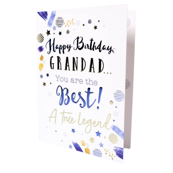 Birthday Card - "Grandad, a True Legend