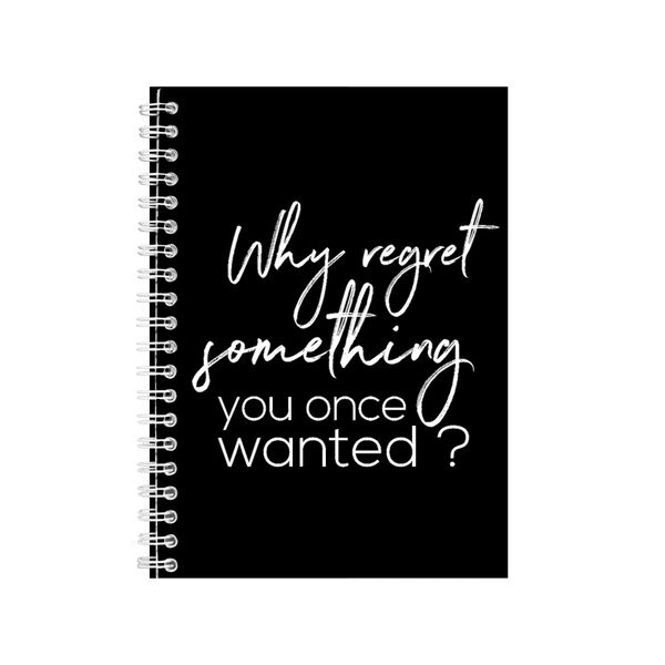 Why A5 Notebook Spiral Lined Motivational Sayings Graphic Notepad Gift 187