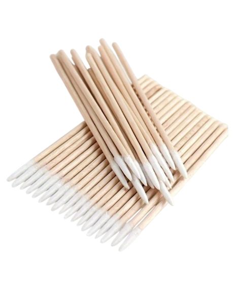 300 Piece Disposable Wooden Nail Cleaning Cotton Tips