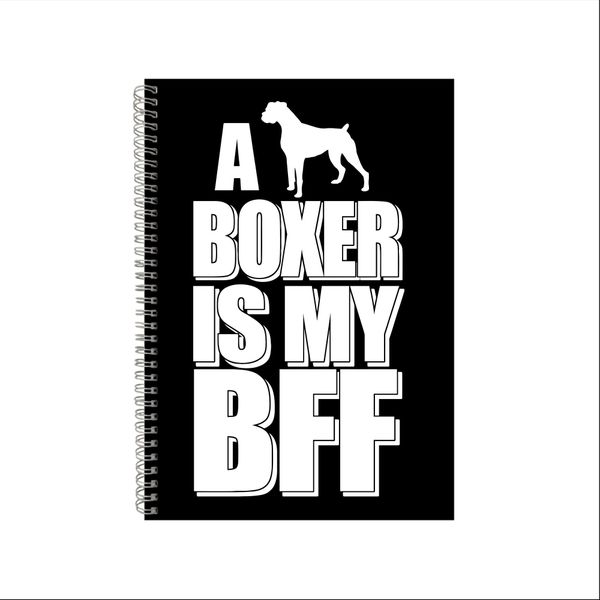 Boxer Wire Bound Notebook Gift Idea Writing Books A4 Notepad