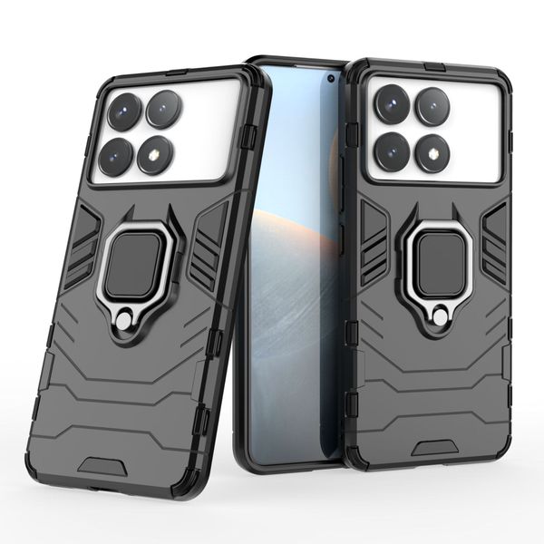 Phone Case compatible with Xiaomi Poco F6 Pro Shockproof with Holder