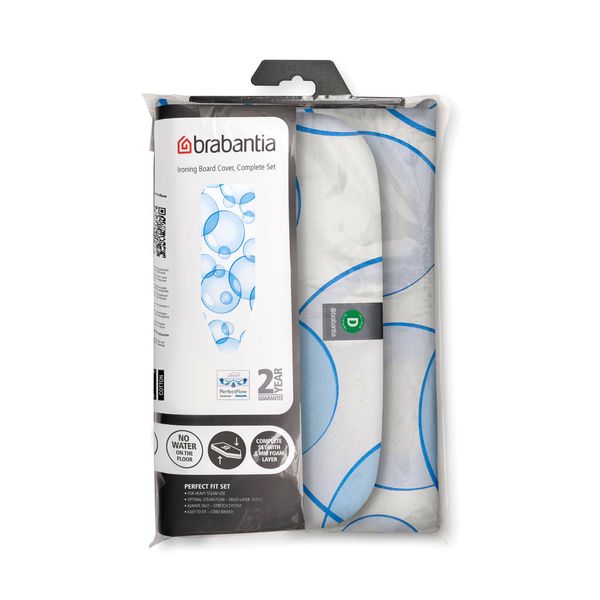 Brabantia - Ironing Board Cover D - 135x45cm - Complete set - Bubbles