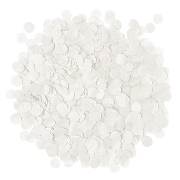 1kg White Paper Confetti