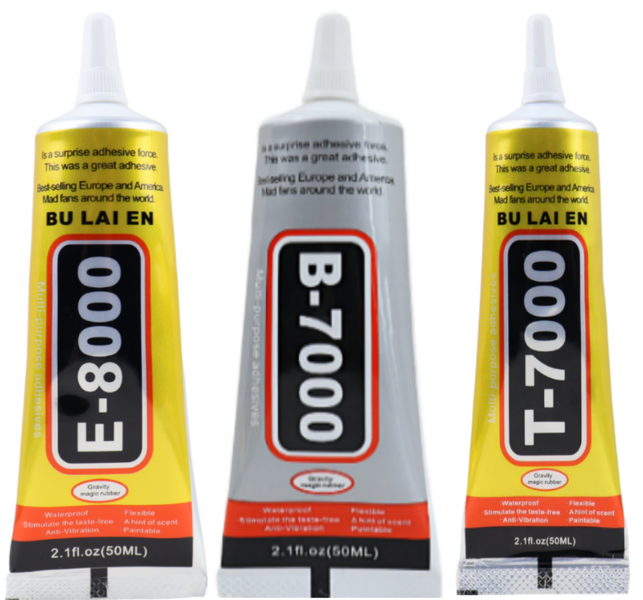 Adhesive Glue - Pack of 3 - B7000, E8000, T800
