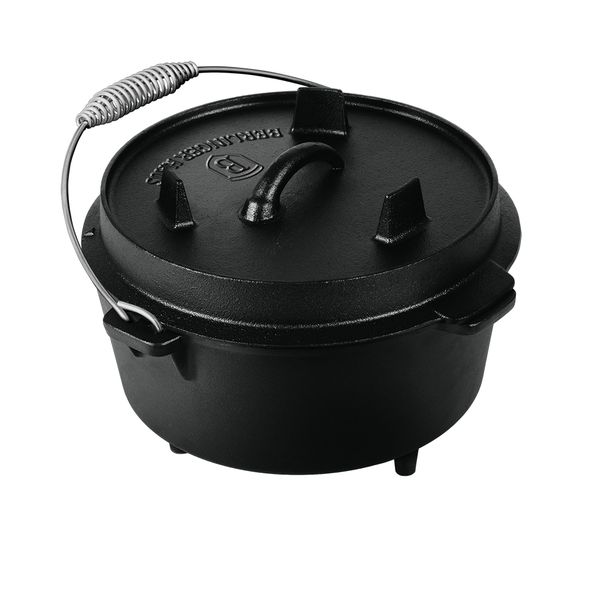 Berlinger Haus 25cm Cast Iron Dutch Oven Pot - Black