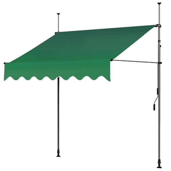 Garden Patio Adjustable Manual Retractable Sun Shade Awning (120cm)