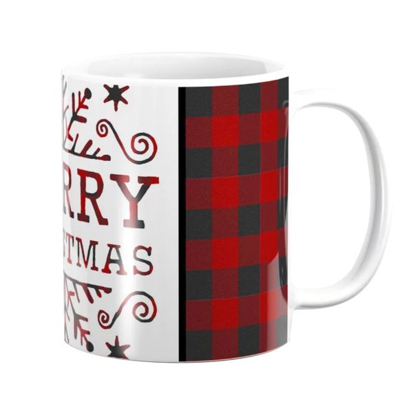 Pappa Joe - Mug Set - Plaid Merry Christmas