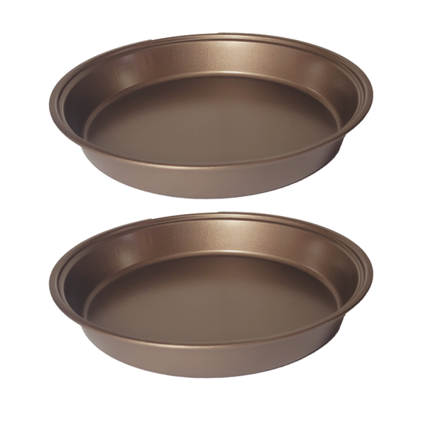 Brown Carbon steel Round Cake Pans
