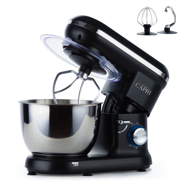 Capri - 1100W Stand Mixer - Sleek Black