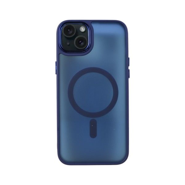 Premium Frosted Phone Case Compatible With IPH15 Plus - Blue