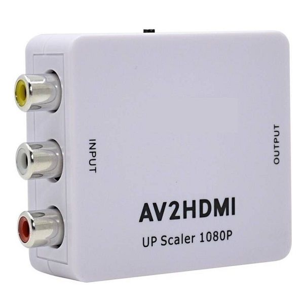 AV to HDMI Converter Adapter 1080P With USB Cable