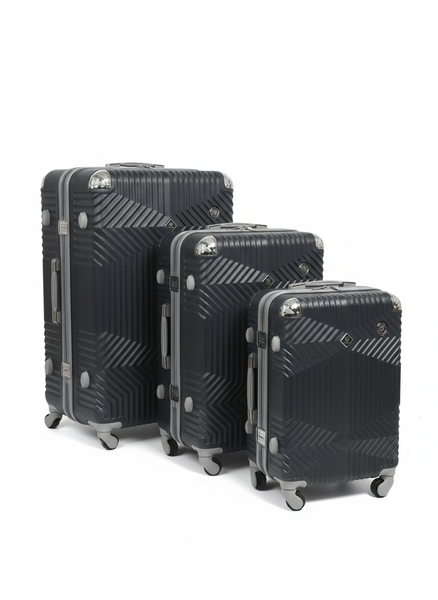 Premium Hard-Shell Spinner Suitcase with TSA Lock - Navy Blue