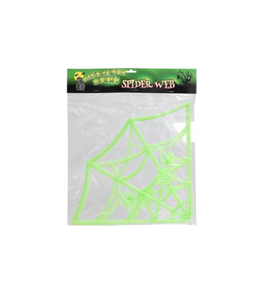 Novelty Glow In The Dark Spider Web