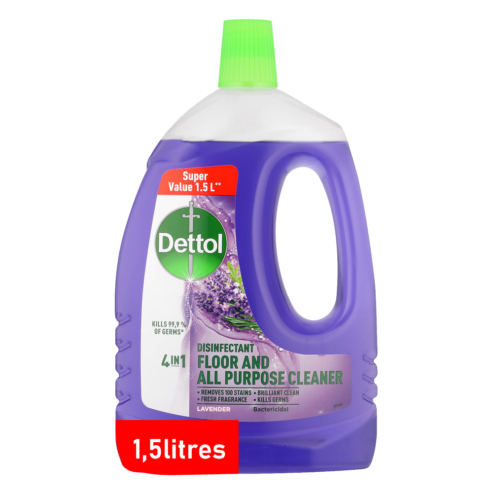 Dettol 1.5, All Purpose Cleaner, Antibacterial, Disinfectant, Lavender