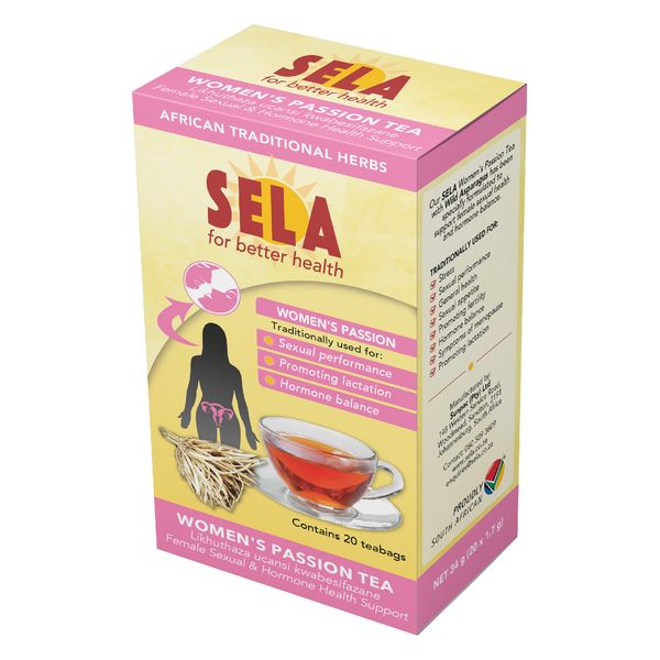 SELA Women's Passion Tea Natural Herbs, Rooibos &amp; Asparagus racemosus