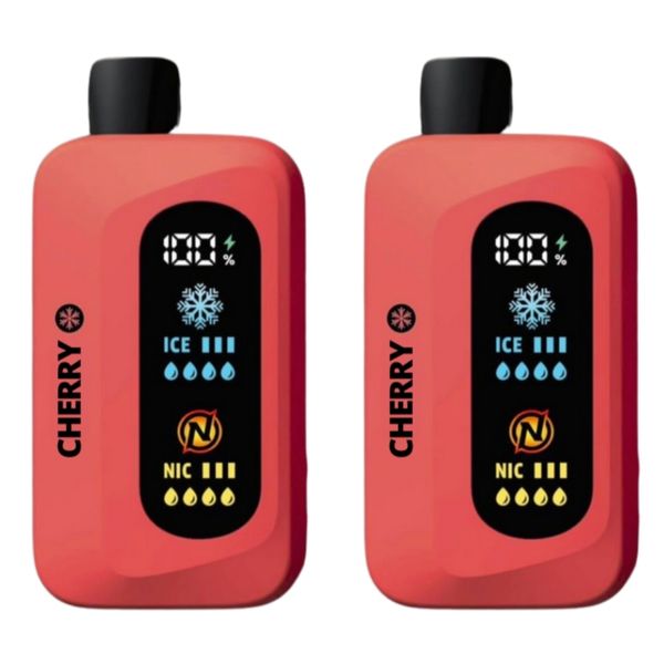 BLVK 40000 Puffs Disposable Vape - Cherry Ice (Pack of 2)