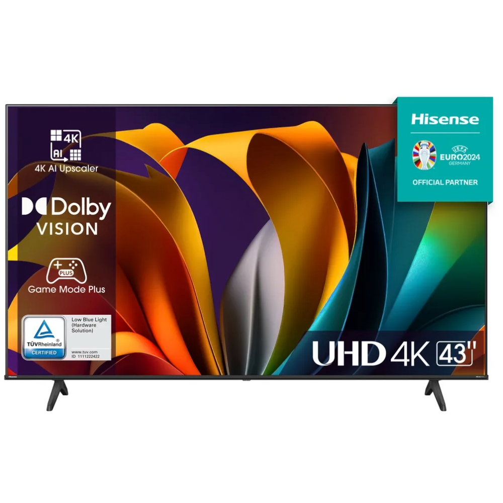 Hisense Smart TV - 43" 4K Ultra HD 43A6N Plasma TV - Flat Screen TV