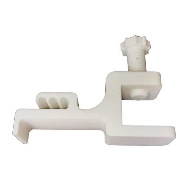 Desk Clamp Headphone Stand With Cable Holder Adjustable 3D Printed