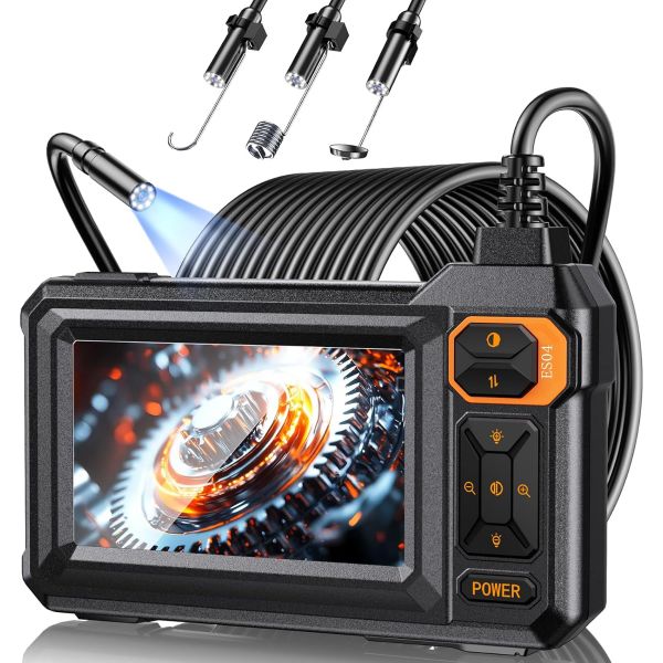 4.3-Inch IPS Endoscope Camera HD Inspection Tool For Automotive Plumbing