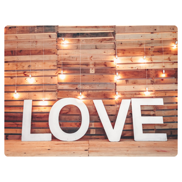 Love Fairy Lights Mouse Pad