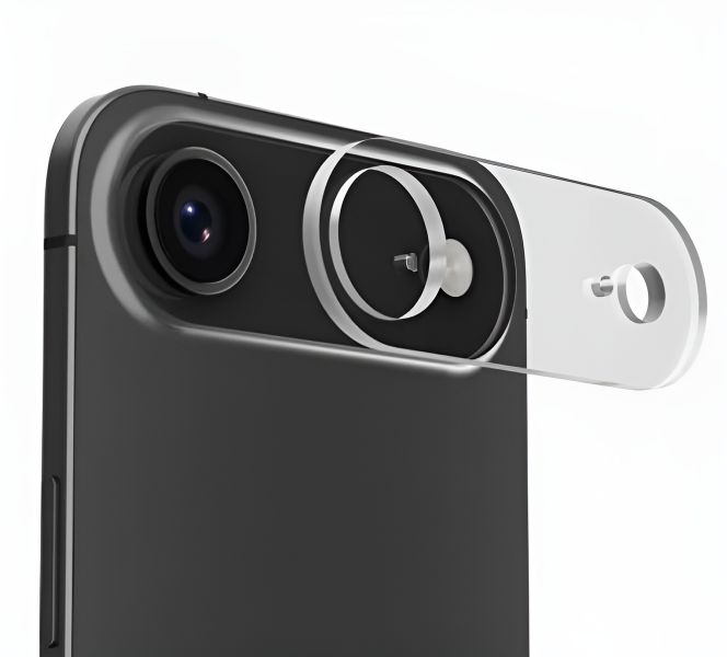 Clear Glass Camera Lens Protector Frame Compatible with iPhone 17 Air