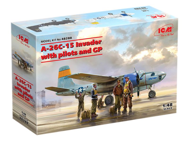 ICM 48288 1/48 A-26C-15 Invader w/Crew