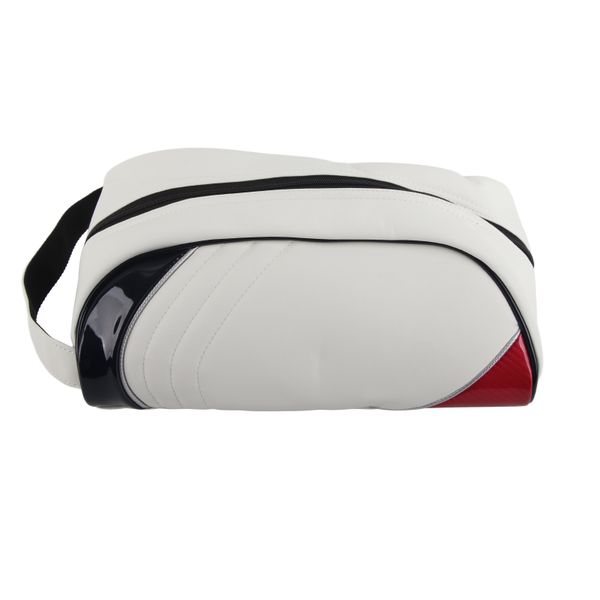 PU golf shoe carrier bag white dustproof
