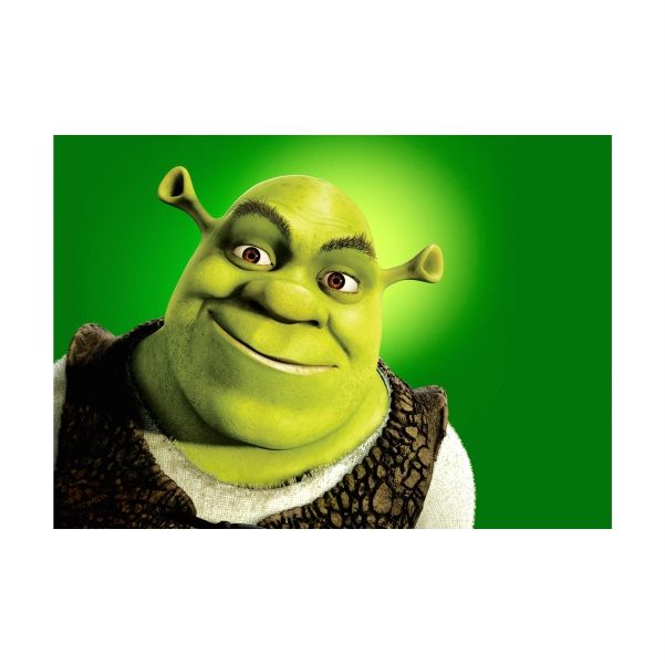 Shrek Green Landscrape - A1 poster