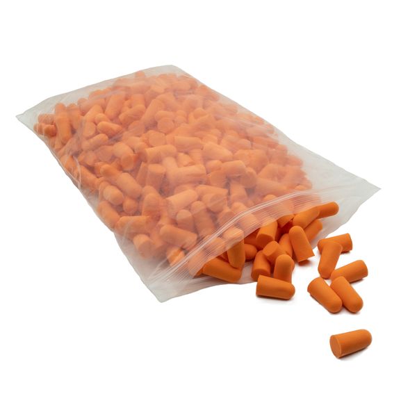 Disposable Uncorded Bulk Earplugs - Pack of 200
